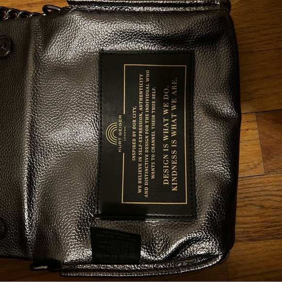 Kurt Geiger Silver Shoulder Bag - Picture 6 of 7
